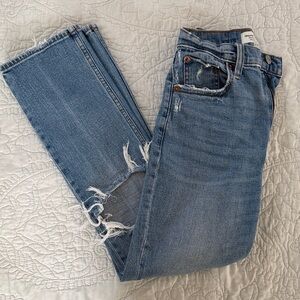 Abercrombie & Fitch Light Ultra High Rise Ankle Straight - Size 24